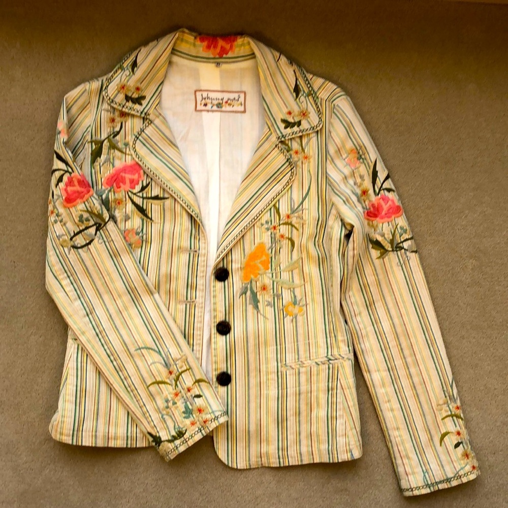 EUC! Johnny Was jacket. Sz M
